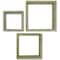 Ekena Millwork Square, Open Back, Vintage Farmhouse Shadow Box Shelves, Barnwood Decor Collection, PK3 DECR15SBSQOBGR - alternate 1